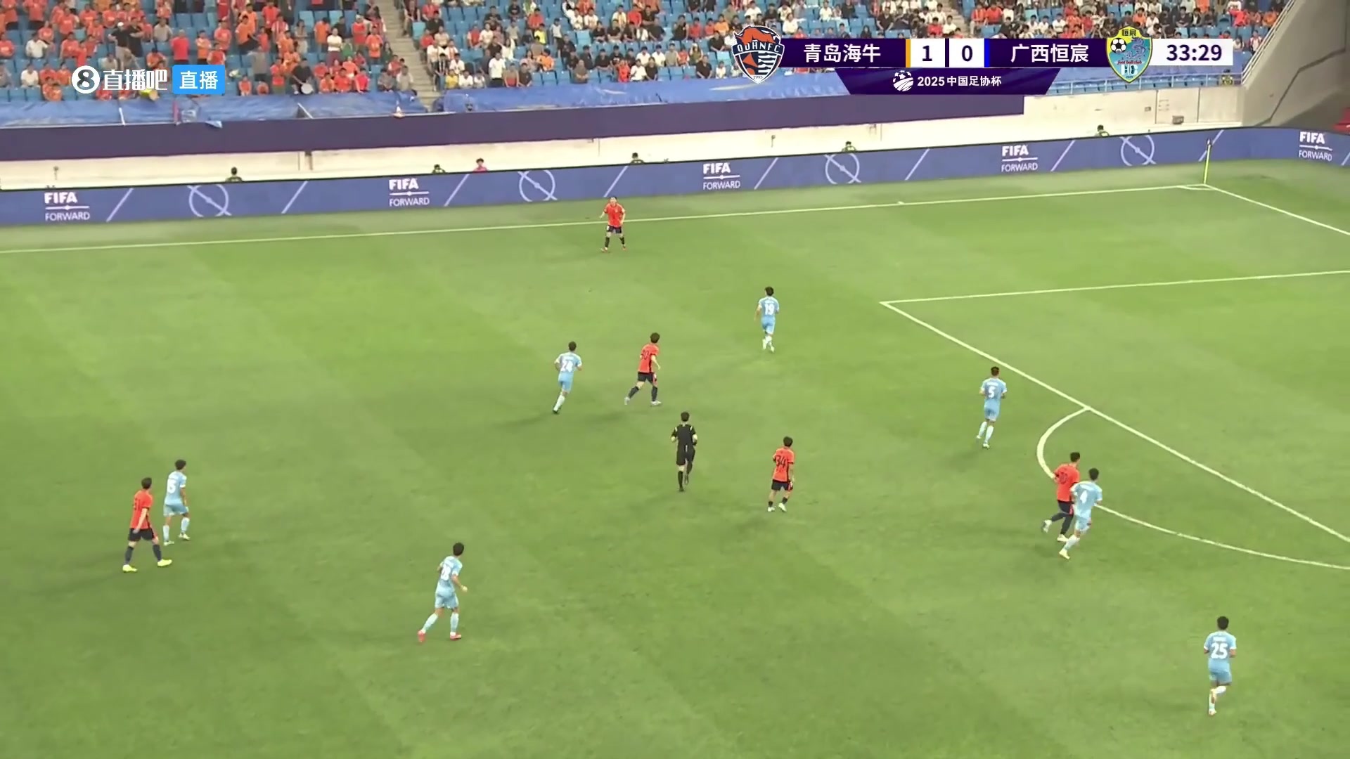 海牛2-0領(lǐng)先廣西羅森文禁區(qū)外遠(yuǎn)射破門(mén)