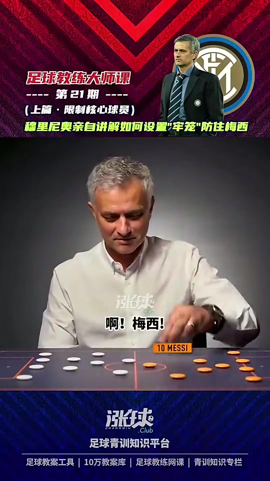 什么水平?穆里尼奧親自講解如何防住梅西 什么水平?穆里尼奧親自講解如何防住梅西